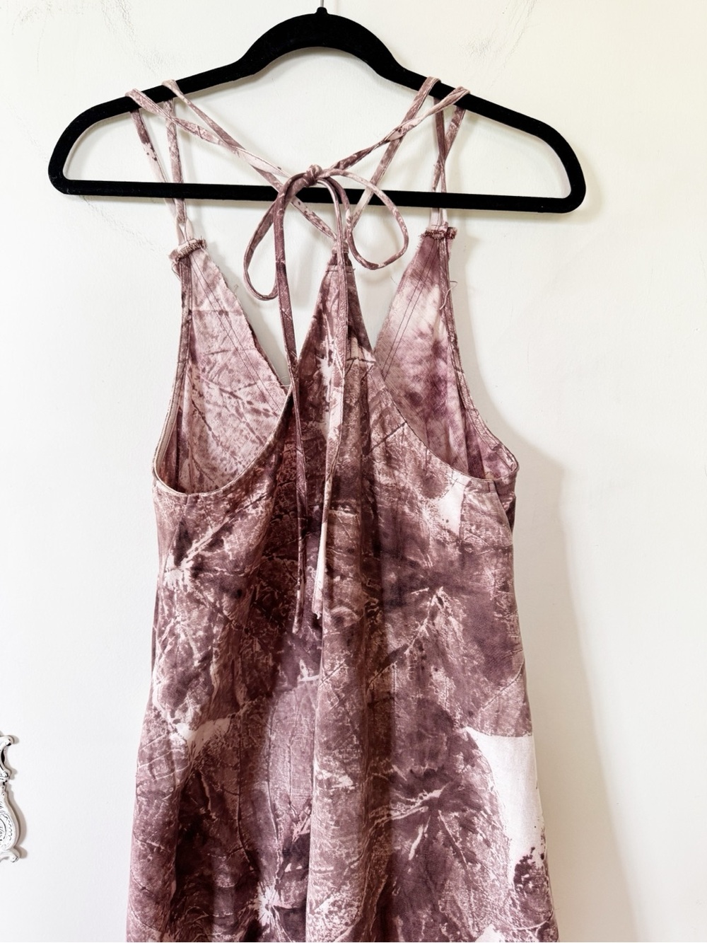Lost & Found by J Friedman Maldives Pink Palm Leaf Cotton Beach Dress one Size - Picture 8 of 12